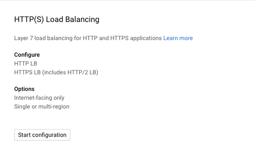 HTTP(S) Load Balancing